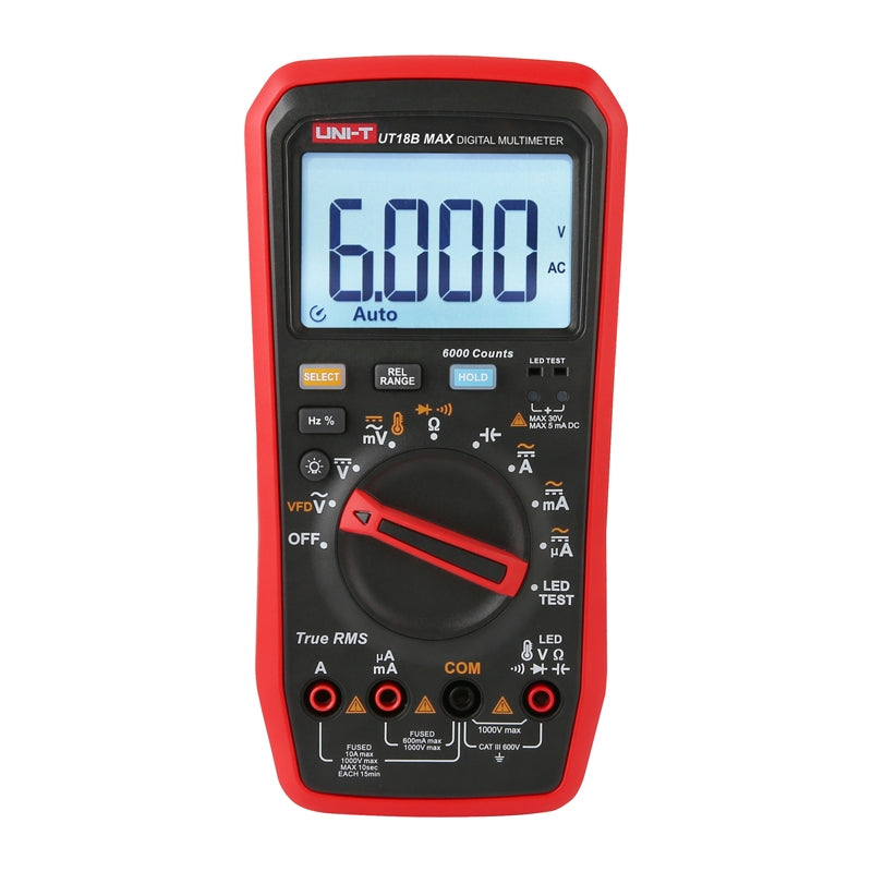 Uni-T True RMS UT18B MAX Digital Multimeter