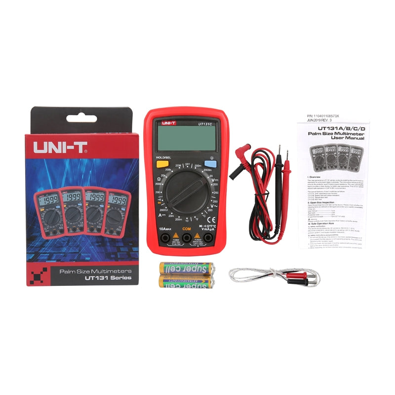 Uni-T Palm-Sized UT131C Digital Multimeter