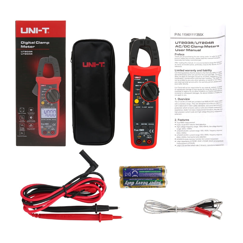 Uni-T UT204R Digital Clamp Meter