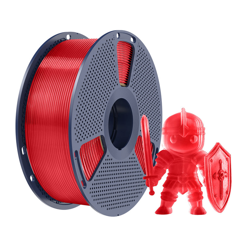 Sunlu PLA+ Filament (Transparent Red)
