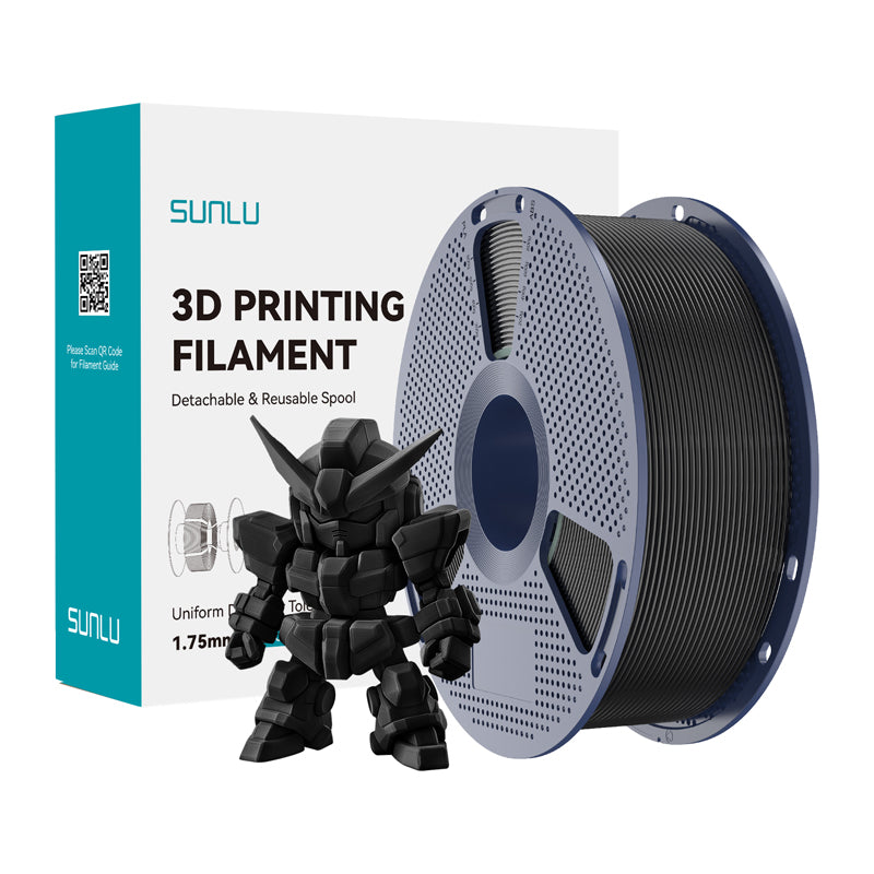 Sunlu PLA+ 2.0 Filament (Black)