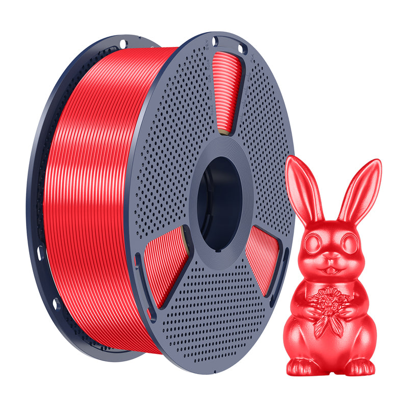 Sunlu PLA+ Silk Filament (Red)