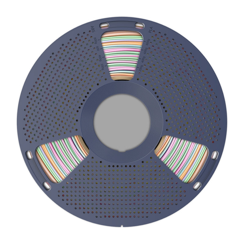 Sunlu PLA+ Silk Filament (Rainbow) 04