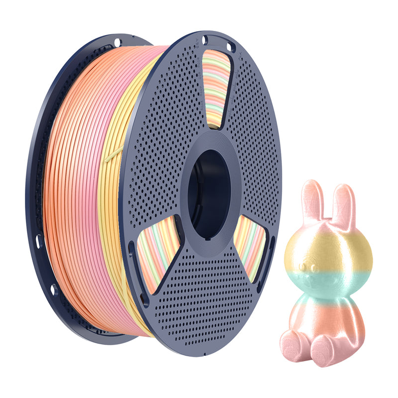 Sunlu PLA+ Silk Filament (Rainbow) 05