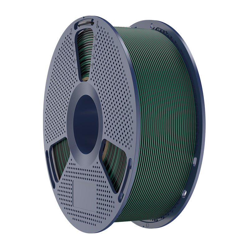 Sunlu PLA+ Silk Dual Color Filament (Black and Green)
