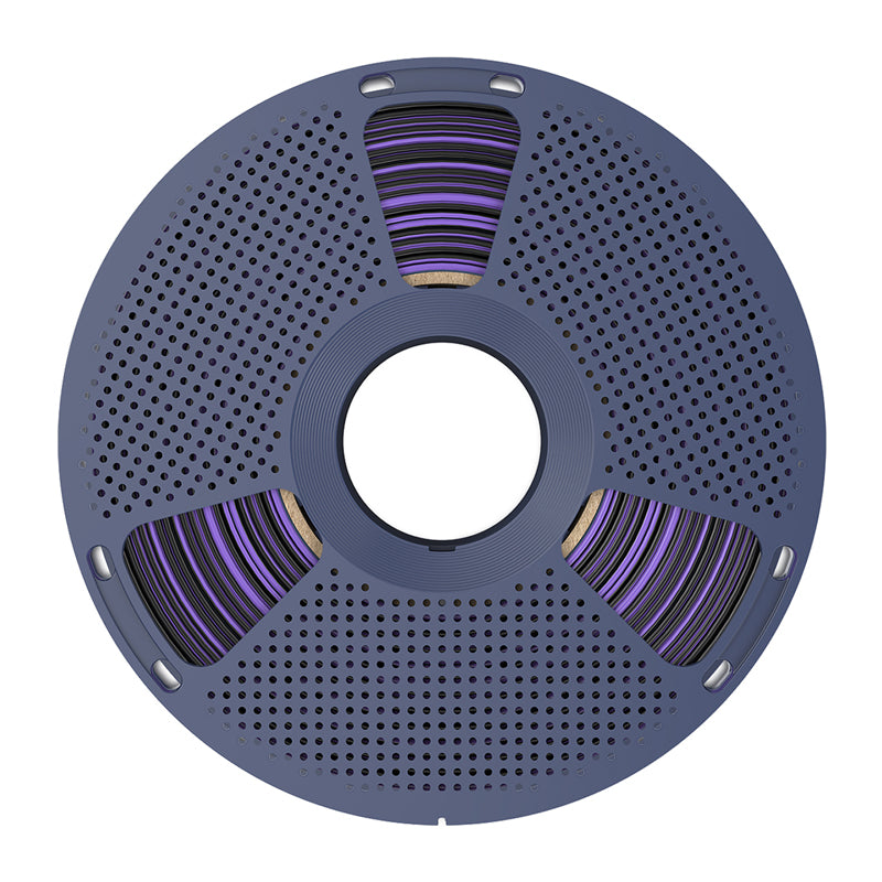 Sunlu PLA+ Silk Dual Color Filament (Black and Purple)