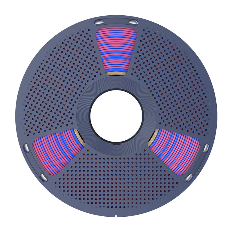 Sunlu PLA+ Silk Dual Color Filament (Red and Blue)