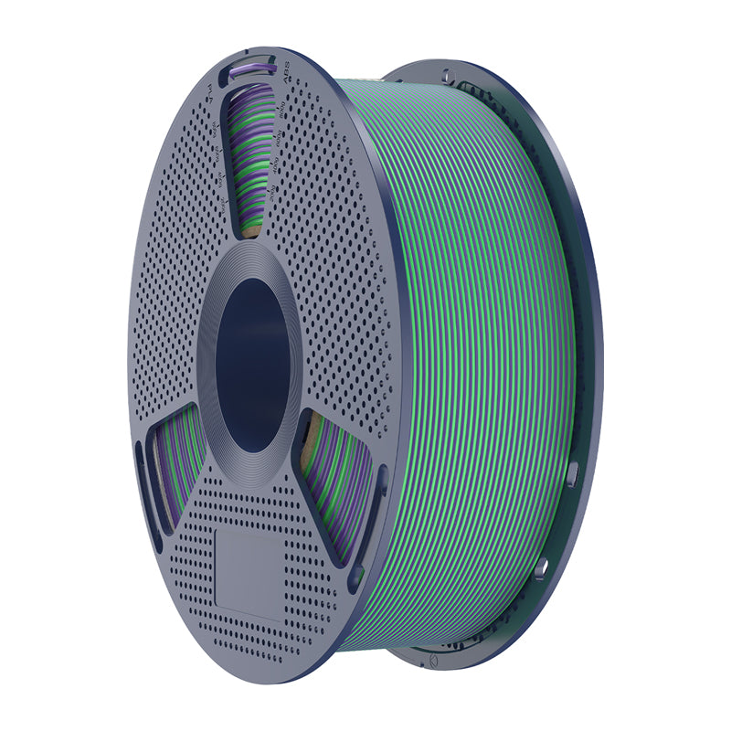 Sunlu PLA+ Silk Dual Color Filament (green and purple)
