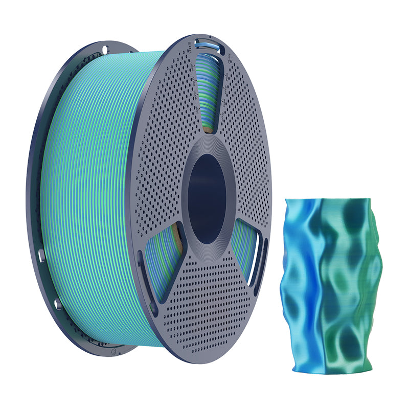 Sunlu PLA+ Silk Dual Color Filament (blue-green)