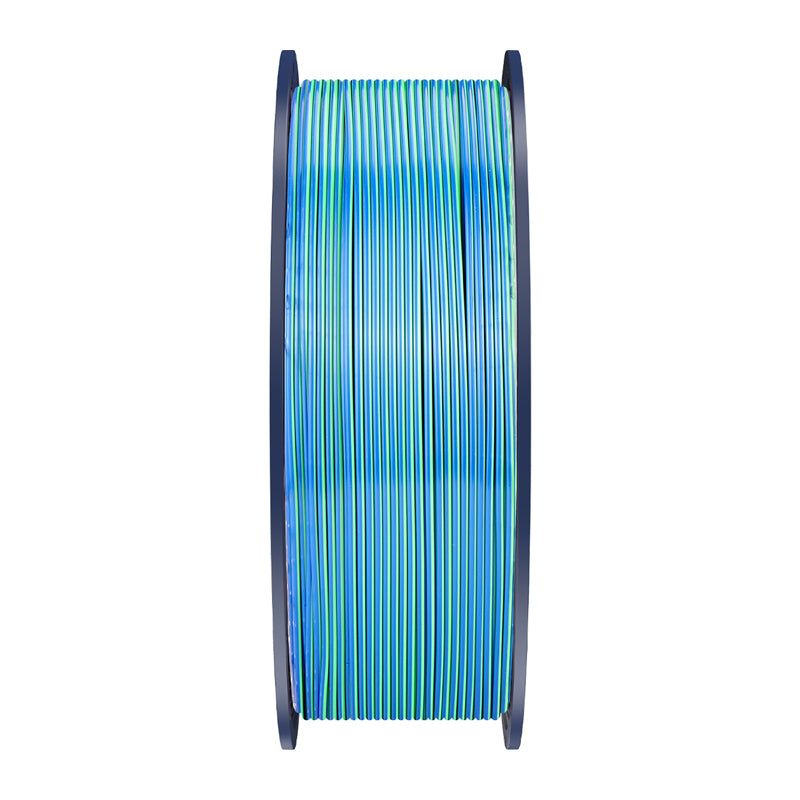 Sunlu PLA+ Silk Tri-Color Filament (blue-green-purple)