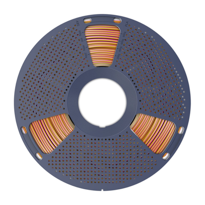 Sunlu PLA+ Silk Tri-Color Filament (red, yellow, and blue)