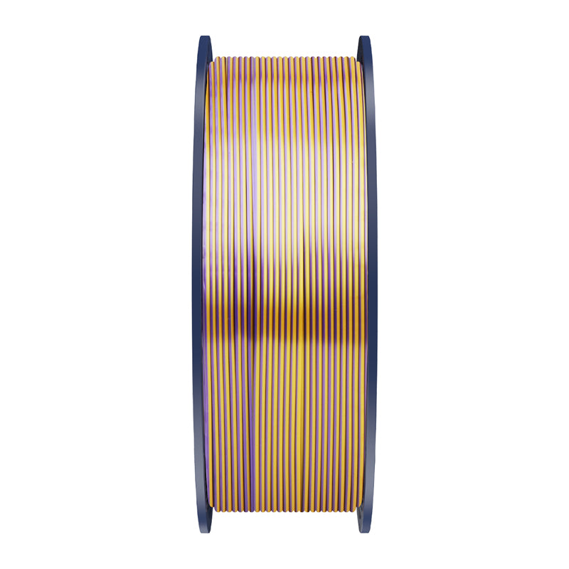 Sunlu PLA+ Silk Tri-Color Filament (Black, Gold, and Purple)