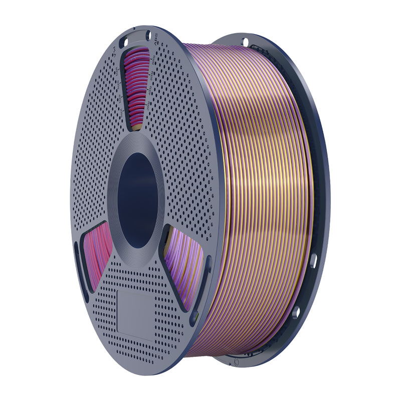 Sunlu PLA+ Silk Forth-Color Filament (blue-purple-red-gold)