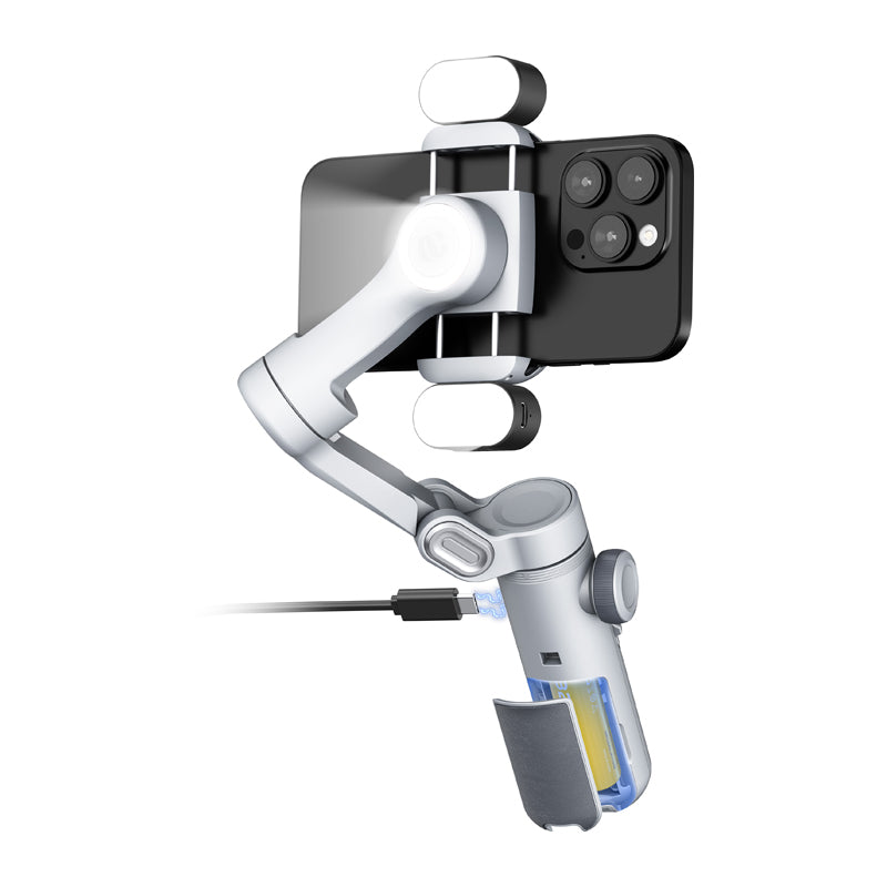 AOCHUAN X Pro Gimbal with RGB Lighting (Gray)