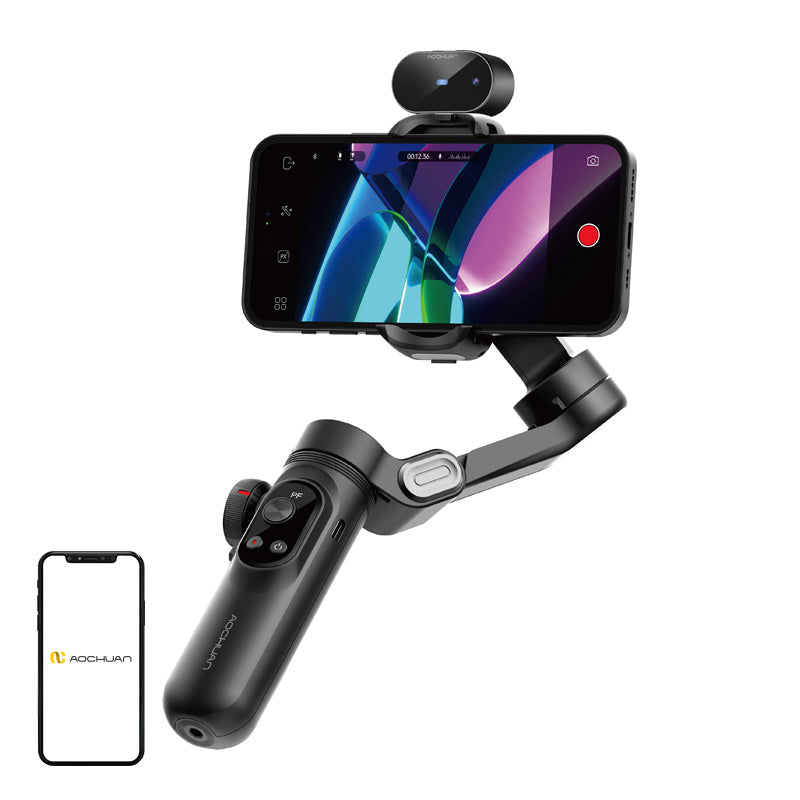 AOCHUAN X Pro Gimbal with AI Sensor (Black)