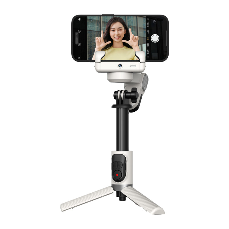 AOCHUAN M1 Pro Gimbal with RGB Lighting (White)