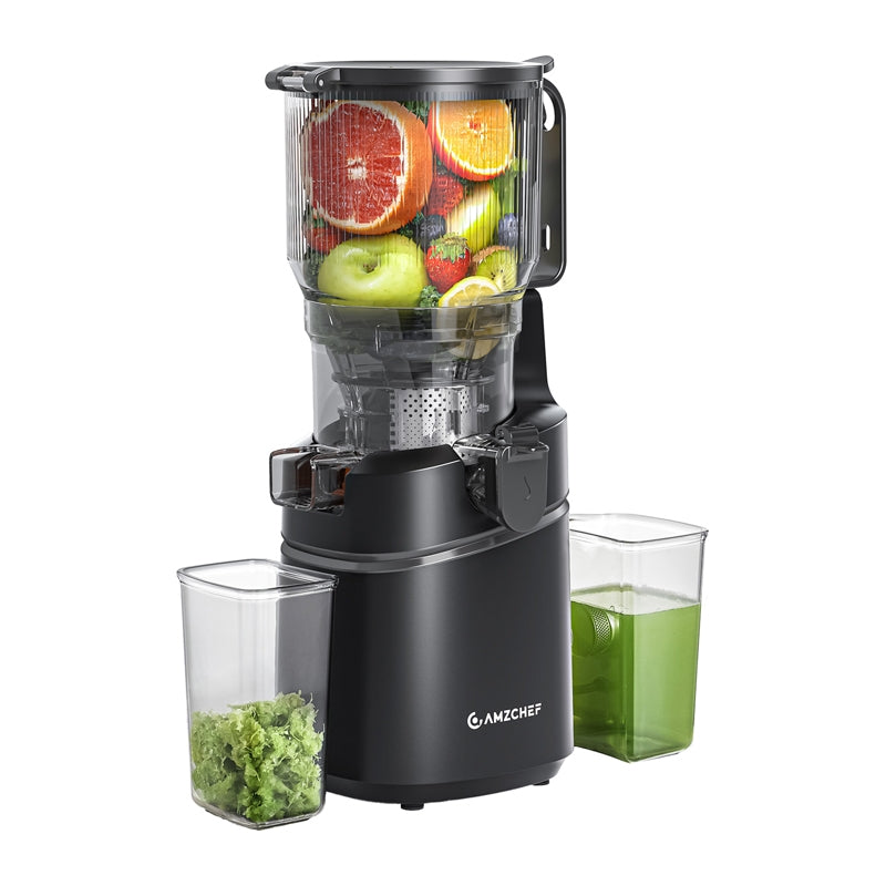 AMZCHEF SJ-036CBK Slow Juicer (Black)