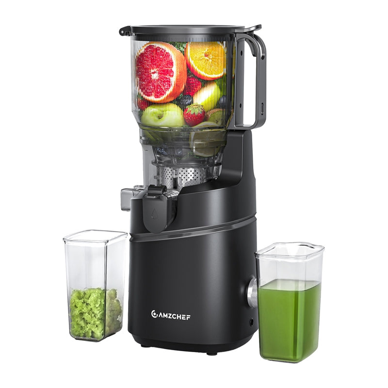 AMZCHEF SJ-036CBK Slow Juicer (Black)
