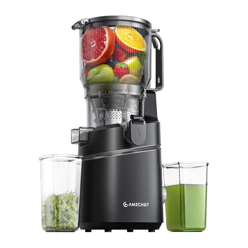 AMZCHEF SJ-036CBK Slow Juicer (Black)