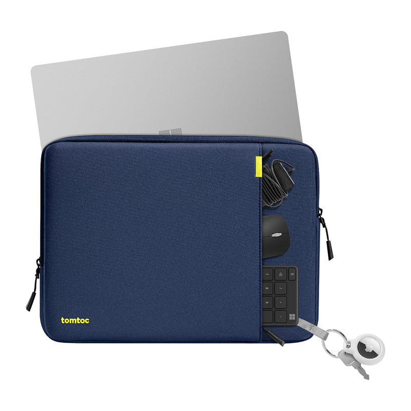 TOMTOC Defender-A13 Laptop Sleeve + 14" Case Set (Navy Blue)