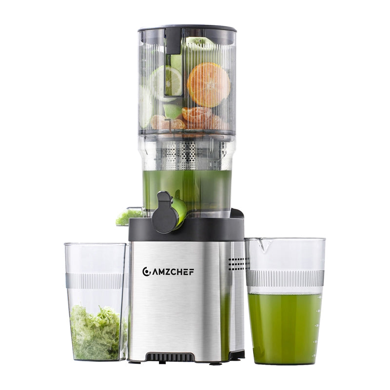 AMZCHEF CE-ZM1902B-SV Slow Juicer