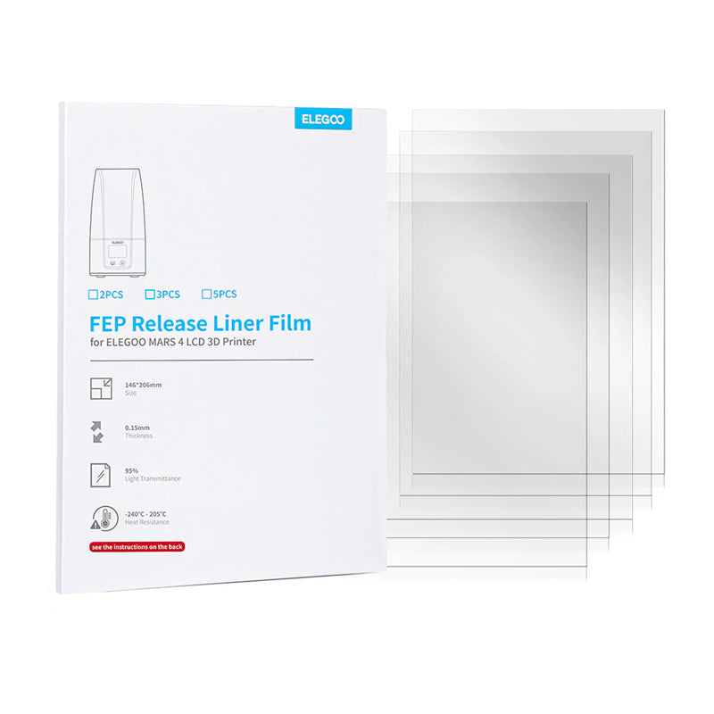 FEP film for ELEGOO Mars 5 (5 pieces)