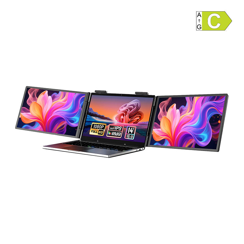 Portable monitorZEUSLAP ZB14 dual 14" portable monitor