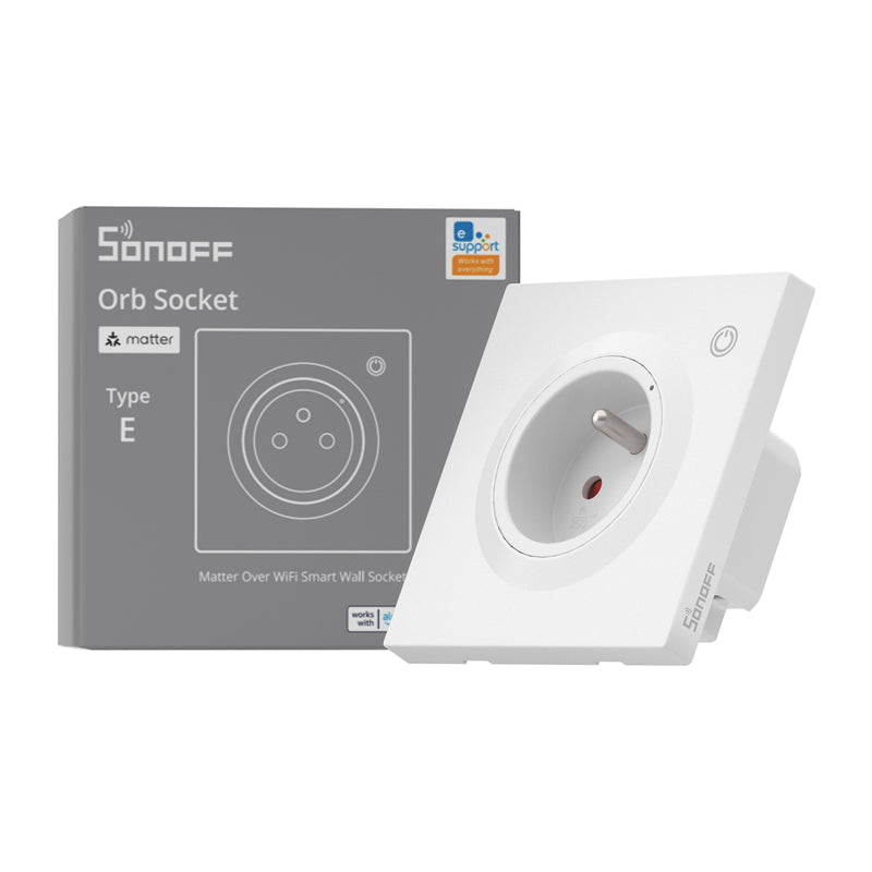 Sonoff WS01TPE-E WiFi Smart Wall Socket (Type E)