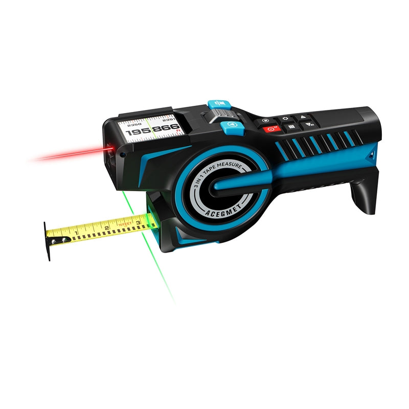 Mileseey DTX 10 Laser Distance Measurer with a 100-meter measuring tape