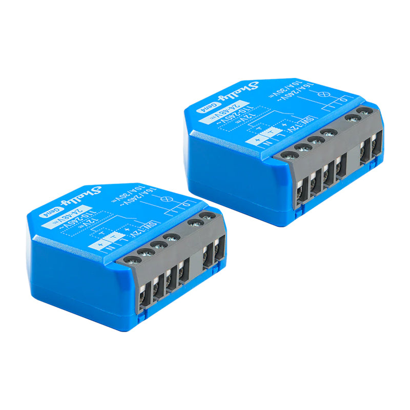 Set of 2 Shelly 1 Gen4 Zigbee/Matter Controllers