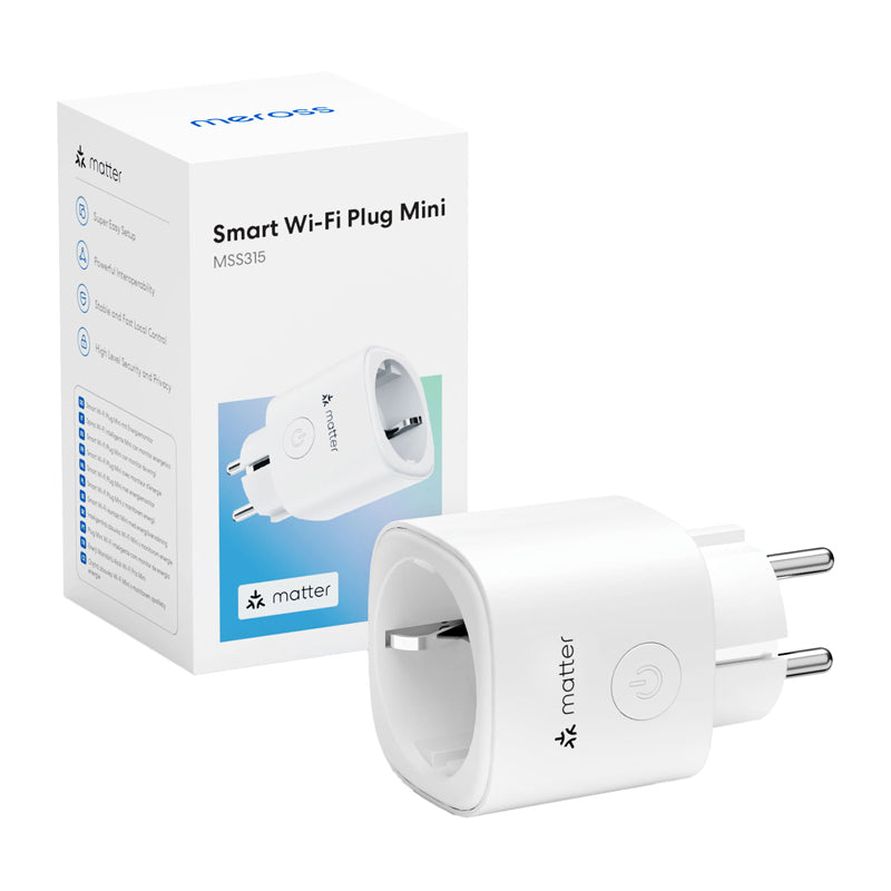 MEROSS MSS315CFH-EU Smart Plug with Energy Monitoring (Matter) (Set of 4)