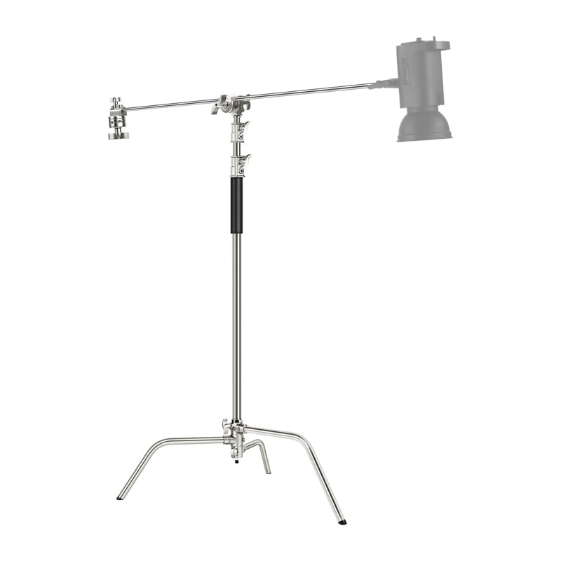 NEEWER SC320 320 cm Stainless Steel C-Frame Stand with Extension Arm