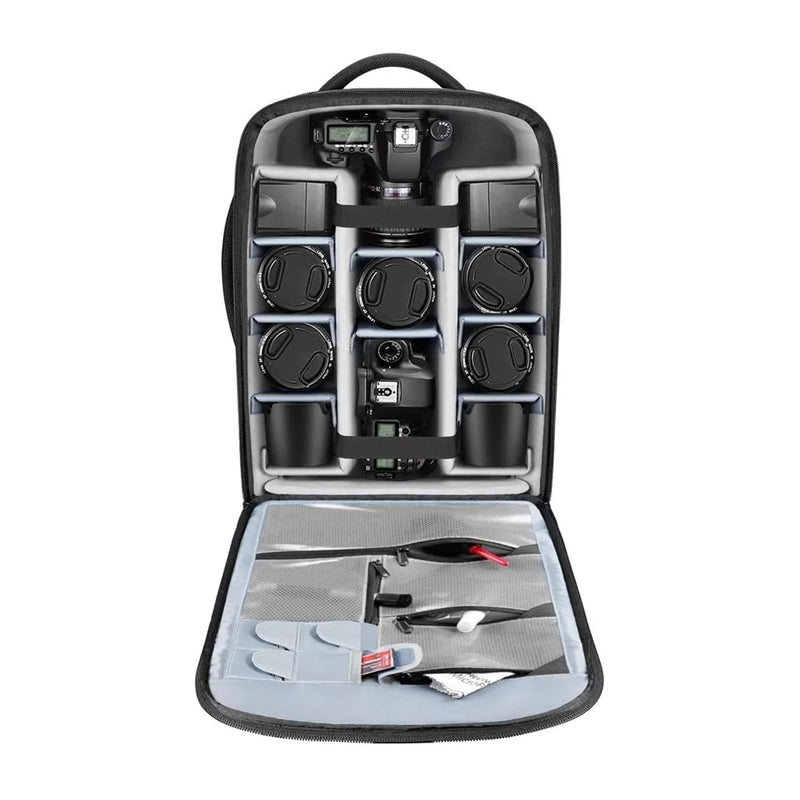 NEEWER NW3300-G Wheeled Backpack with Compartments for a DSLR Camera