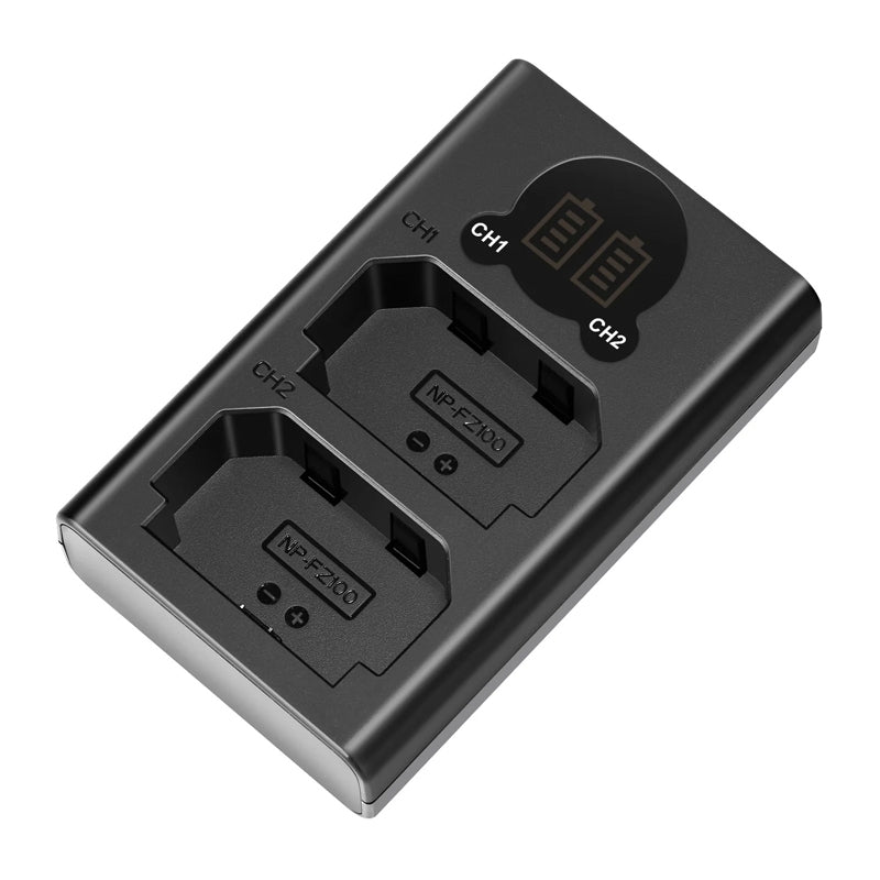 NEEWER DL-FZ100 Dual Battery Charger for NP-FZ100-S Batteries