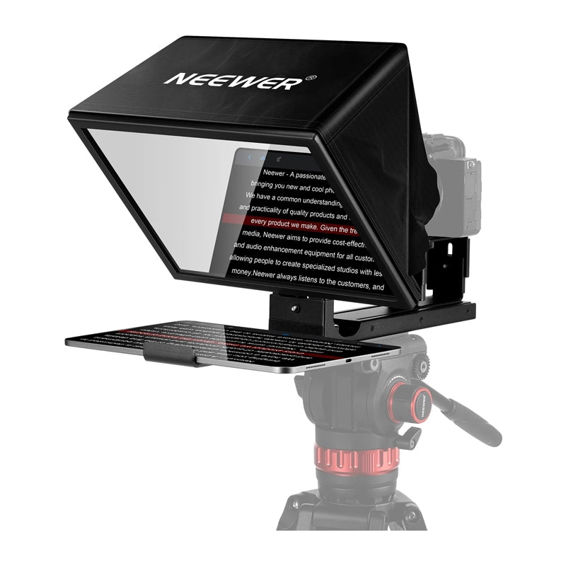 NEEWER BASICS X12B 12" Aluminum Alloy Adjustable Teleprompter