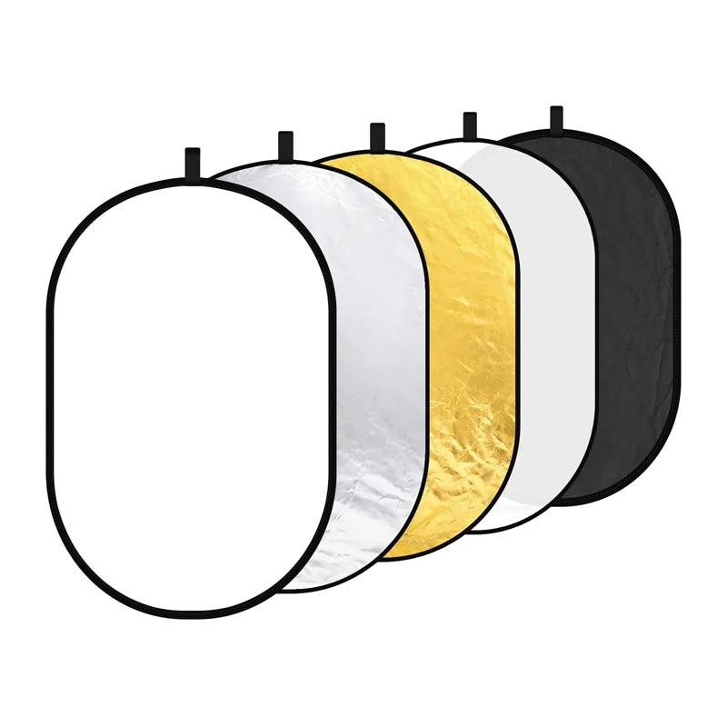 5-in-1 Portable Photography Reflector, 80x120 cm