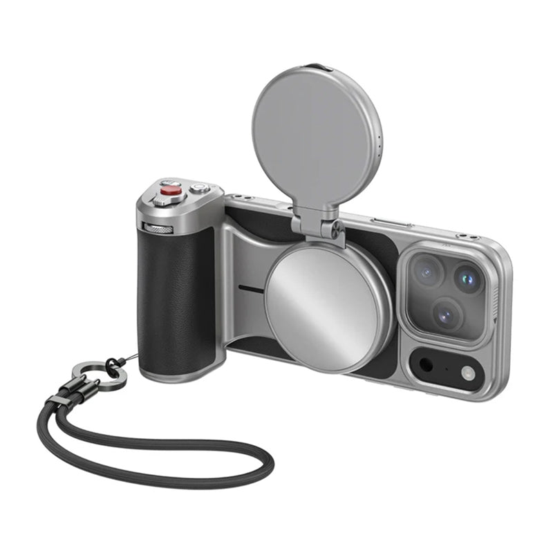 Master Grip Mount for iPhone 17 Pro Max – All-in-One Kit with Light and UV Filter