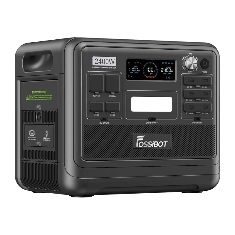 FOSSIBOT F2400 2400W Charging Station (Black)