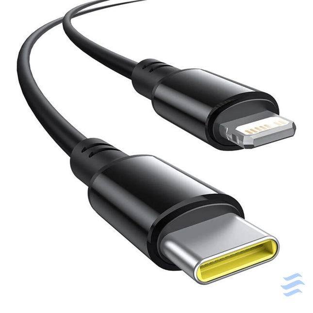 60W Baseus USB C car charger + Lightning cable (Black) Car chargers