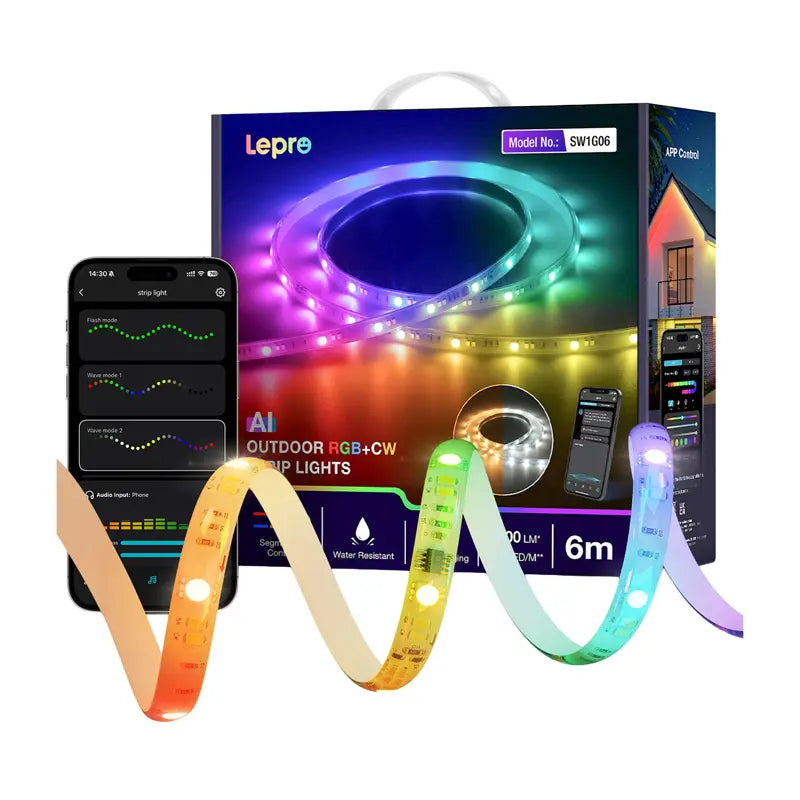 LEPRO SW1-6 RGB Smart LED Strip, 6 m