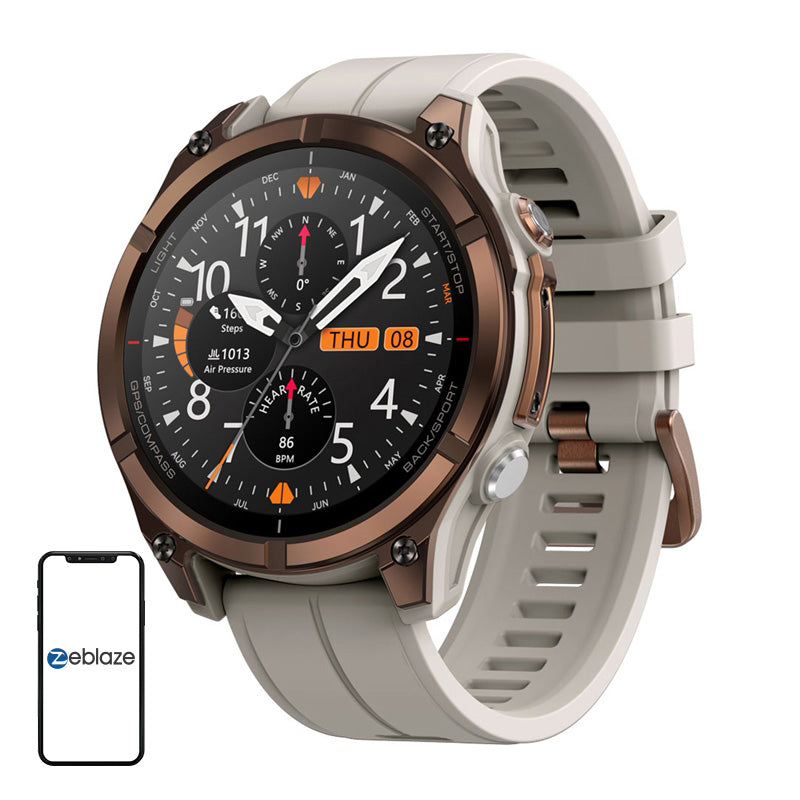Zeblaze Stratos 4 Pro Smartwatch (Brown)
