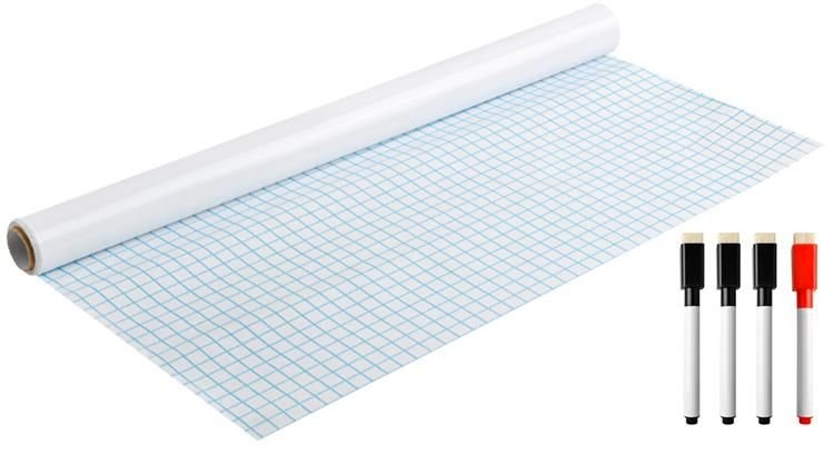 White self-adhesive board 200x45 cm-1