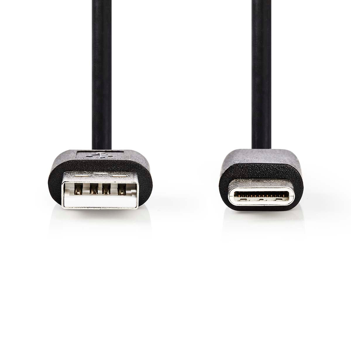 USB-A (USB 2.0) to USB-C kaapeli 1m