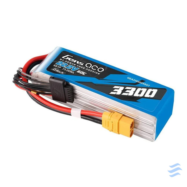 Accumulator Lipo Gens Ace G Tech 3300mAh 22.2V 60C 6S1P XT90 Lithium and NiMH