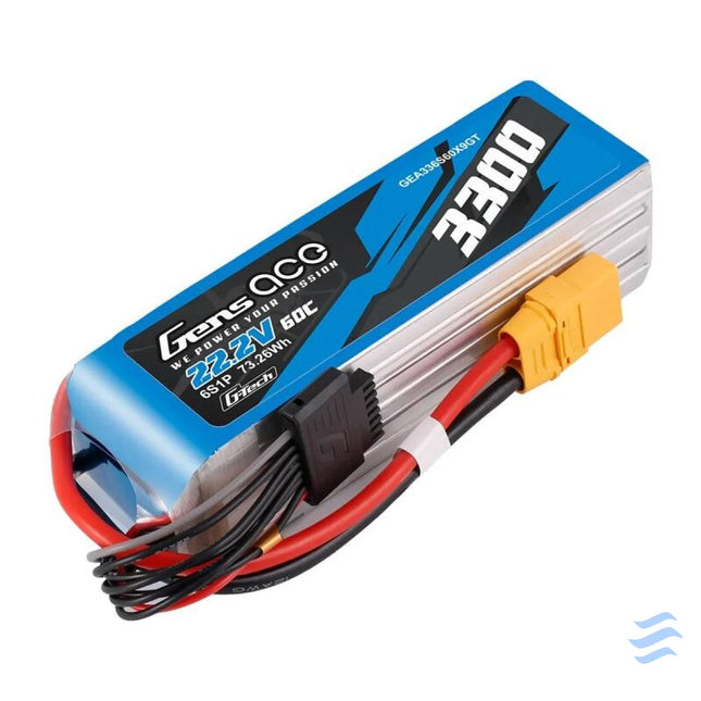 Accumulator Lipo Gens Ace G Tech 3300mAh 22.2V 60C 6S1P XT90 Lithium and NiMH