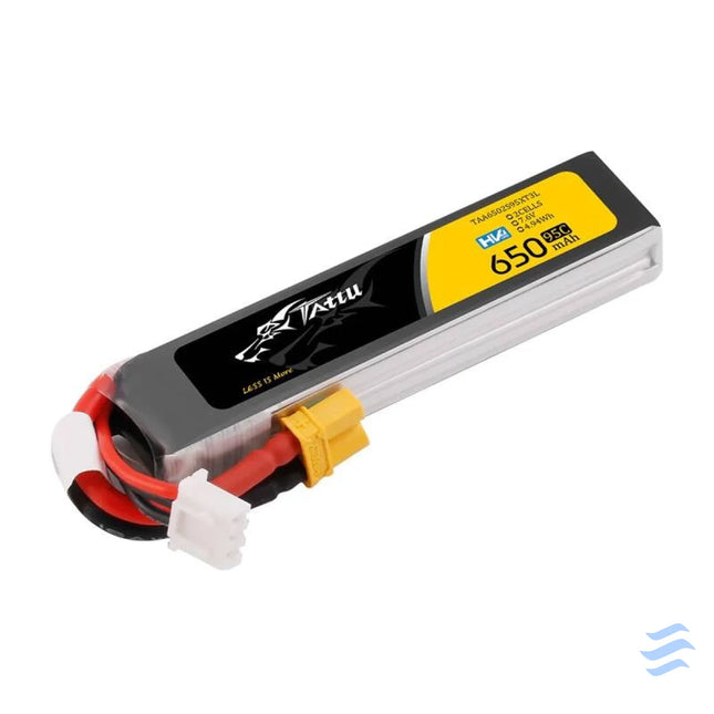 Accumulator Lipo Tattu 2s 650mAh 95C 7.6V HV z XT30 Long Pack Lithium and NiMH