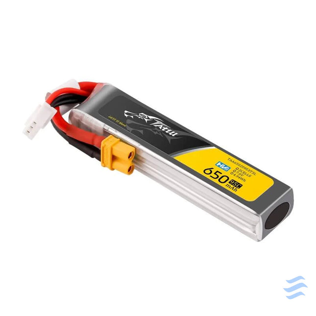Accumulator Lipo Tattu 2s 650mAh 95C 7.6V HV z XT30 Long Pack Lithium and NiMH