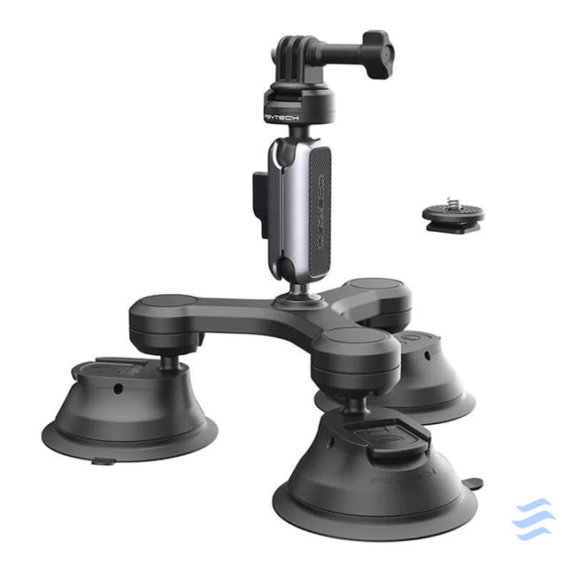 Action camera mount PGYTECH three arm Suction Cup Booms and selfie sticks