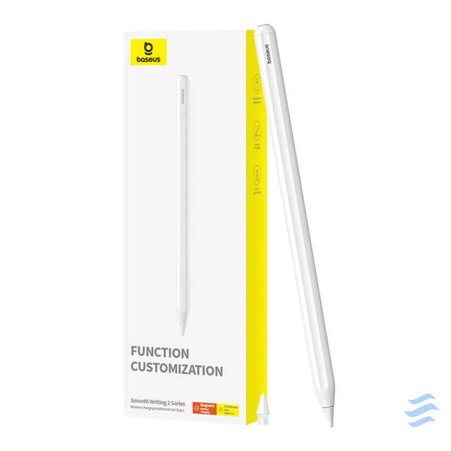 Active multifunctional stylus Baseus Smooth Writing Series with wireless charging USB C (White) Tablet styluses