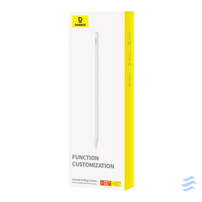 Active multifunctional stylus Baseus Smooth Writing Series with wireless charging USB C (White) Tablet styluses